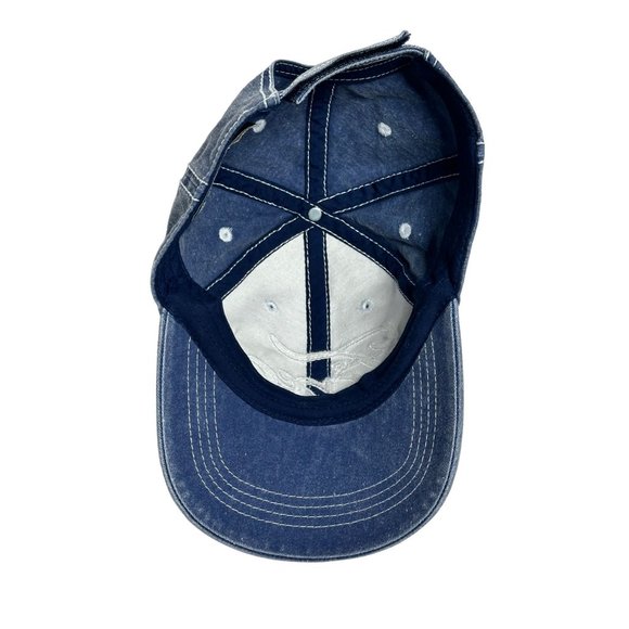 Ford Motor Company Denim Sequin Bling Logo Hat Cap Adjustable - Picture 5 of 6